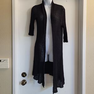 Eileen Fisher Washed Mohair Pleat Cardigan